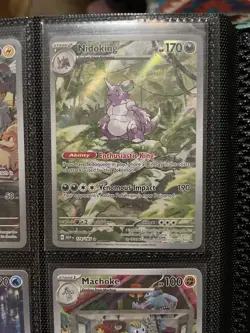 Pokemon TCG Nidoking Scarlet & Violet 151 Illustration Rare Card 174/165 - Image 1