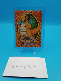 Pokemon The First Movie Topps Dragonite E12 of 12 Card - Image 3