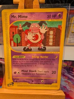 Mr. Mime 95a/147 Aquapolis, Non-Holo Card, WOTC E-Series Pokemon TCG A259 - Image 1
