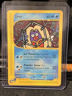 Jynx 83/165 Expedition Base Regular Uncommon Pokemon Card E-Reader 2002 MP - Image 1