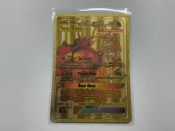 Pheromosa & Buzzwole GX Tag Team Gold Foil Pokemon Card Fan Art - Image 1