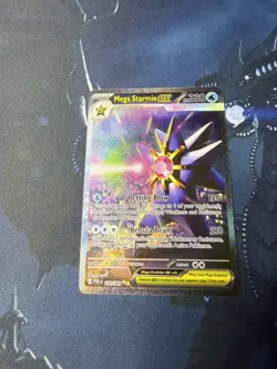 Pokemon Mega Starmie EX Holo 330 HP Jetting Blow POR 118/088 Card - Image 2