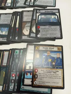 Fullmetal Alchemist Trading Card Game Job Lot 200 Plus Cards 2005 Preowned - Image 3