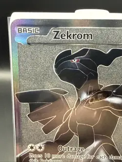 Pokemon TCG Zekrom Black White Holo Full Art Ultra Rare Card 114/114 - Image 2