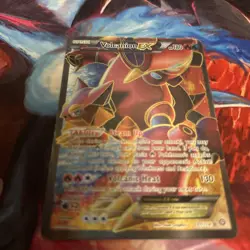 Pokemon TCG Volcanion-EX Steam Siege Holo Full Art Ultra Rare Card 107/114 - Image 1