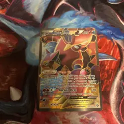 Pokemon TCG Volcanion-EX Steam Siege Holo Full Art Ultra Rare Card 107/114 - Image 2