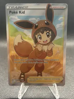 Pokemon TCG Shining Fates Poke Kid Full Art Ultra Rare Card 070/072 - Image 1