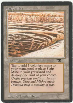 Antiquities MTG Strip Mine no sky, no tower uncommon Magic - Image 1