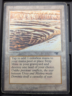 VINTAGE - Magic the Gathering - Antiquities - Strip Mine - ver. 3 (No Horizon) - Image 1