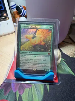 MTG Traveling Chocobo (Prerelease Foil) M #0210 FIN Final Fantasy - Image 3