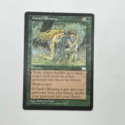 Magic The Gathering MTG Gaea’s Blessing - Weatherlight - EX Authentic & Official - Image 1