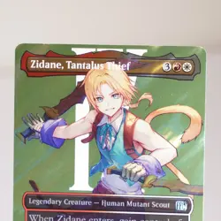Zidane, Tantalus Thief Borderless Surge Foil 550 MTG Final Fantasy FIN NM - Image 2