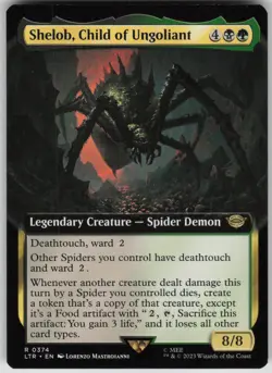 MTG TCG Shelob, Child of Ungoliant (Extended Art) R The Lord of the Rings 374 - Image 1