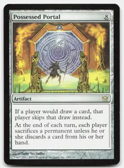 Possessed Portal 144 Rare Fifth Dawn Magic: The Gathering Near Mint - Image 1
