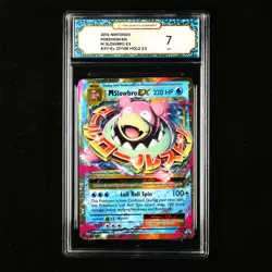 TQG 7 NM 2016 Pokemon ENG M Slowbro ex #XY-EV 27/108 Holo EX - Image 1