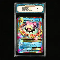 TQG 7 NM 2016 Pokemon ENG M Slowbro ex #XY-EV 27/108 Holo EX - Image 2