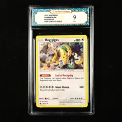 TQG 9 MINT 2017 Pokemon ENG Regigigas #SM-CI 84/111 Holo - Image 1