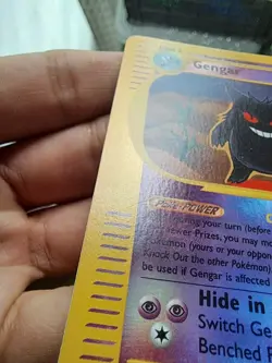 TCG POKEMON Card Carte GENGAR Ectoplasma REVERSE HOLO 48/165 2002 Vintage! - Image 4