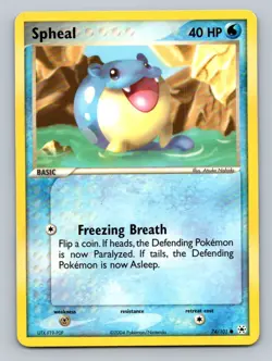 Pokemon Spheal Hidden Legends 74/101 Light Play LP+ or Better - Image 1