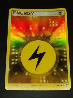 ENERGY LIGHTNING – HOLO – 106-108 – EX POWER KEEPERS - ENG – POKEMON - Image 1
