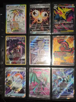 Lot De 9 Cartes Pokemon Full Art - Image 1