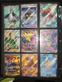 Lot De 9 cartes Pokemon Full art - Image 1