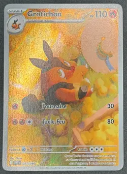 CARTE POKEMON GROTICHON 097/086 🇫🇷 FR 🇫🇷 FLAMME BLANCHE - Image 1