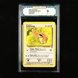 TQG 9 MINT 2000 Pokemon ENG Lickitung #48/130 U - Image 1