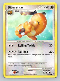 Pokemon Bibarel Supreme Victors 51 Light Play LP+ or Better - Image 1
