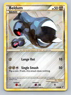 Pokemon Beldum Undaunted 43/90 Light Play LP+ or Better - Image 1