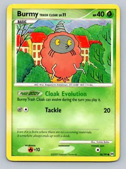 Pokemon Burmy Trash Cloak Arceus 58/99 Light Play LP+ or Better - Image 1