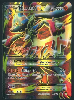 M Lucario EX Full Art 55a/111 Pokemon XY Furious Fists Promo Near Mint - Image 1