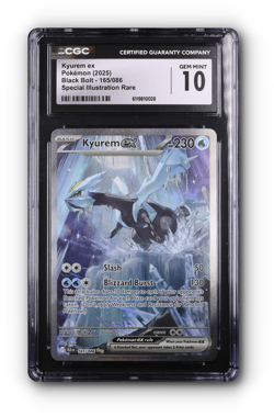 POKEMON Kyurem ex 165/086 Sv: Black Bolt Holo - CGC 10 - Image 1