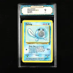 TQG 9 MINT 2000 Pokemon ENG Poliwag #88/130 C - Image 1
