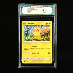 TQG 9.5 MINT+ 2022 Pokemon x McDonald's ENG Pikachu E 7/15 - Image 2