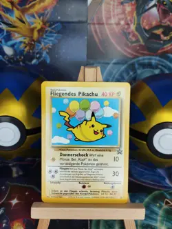 Pokemon Karte Fliegendes Pikachu (WP 25) WOTC Wizards Promo 25 PSA DE GD - Image 1