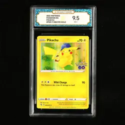 TQG 9.5 MINT+ 2022 Pokemon GO ENG Pikachu F 028/078 Holo(2) - Image 2