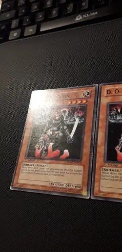 Yu-Gi-Oh! 3x D.D. Kriegerin, SDDE-DE010/ SD5-DE011, Common, 1. Auflage, GD-LP - Image 2