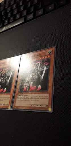 Yu-Gi-Oh! 3x D.D. Kriegerin, SDDE-DE010/ SD5-DE011, Common, 1. Auflage, GD-LP - Image 4