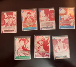 One Piece 3rd Anniversary Treasure Pack Campaign Foil Promo Set of 7 English - Image 1