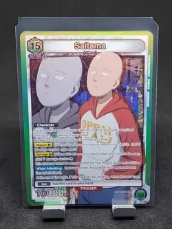 Union Arena CCG One Punch Man Saitama UE06BT/OPM-1-062 Super Rare! - Image 1