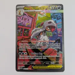 Mega Scrafty ex Holo Special Illustration Rare ME: Ascended Heroes 285/217 NM - Image 1
