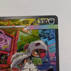 Mega Scrafty ex Holo Special Illustration Rare ME: Ascended Heroes 285/217 NM - Image 3