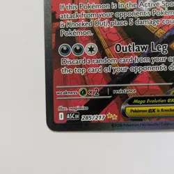 Mega Scrafty ex Holo Special Illustration Rare ME: Ascended Heroes 285/217 NM - Image 4