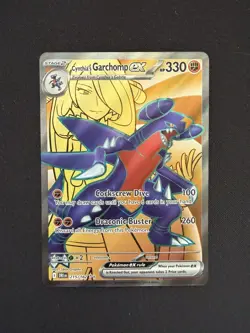 Cynthia's Garchomp ex | Ultra Rare | SV10: Destined Rivals | 215/182 | NM - Image 1