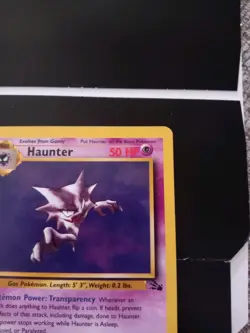 Pokemon TCG Haunter 21/62 Fossil Rare Non-Holo Card WOTC 1999 - Light Play - Image 2