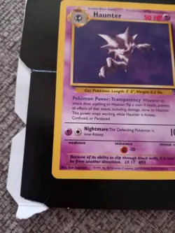 Pokemon TCG Haunter 21/62 Fossil Rare Non-Holo Card WOTC 1999 - Light Play - Image 4