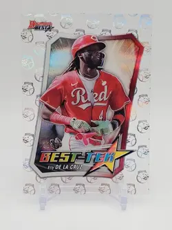 2025 Bowman’s Best Elly Da La Cruz Best-Tek /99 Reds BT-26 - Image 1
