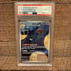 Team Rocket's Orbeetle 198/182 - Sv10: Destined Rivals Holo (PSA 10) - Image 1