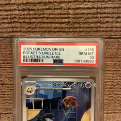 Team Rocket's Orbeetle 198/182 - Sv10: Destined Rivals Holo (PSA 10) - Image 4
